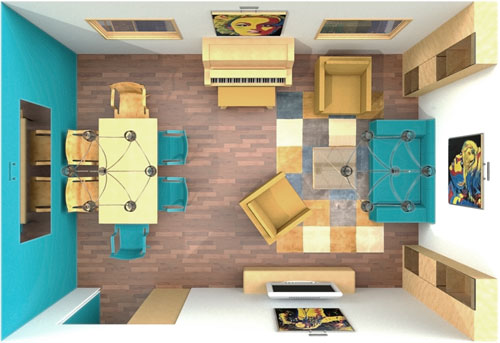 home staging d'une pièce à vivre