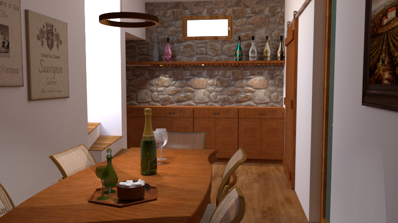 vue sur le fond aménagé