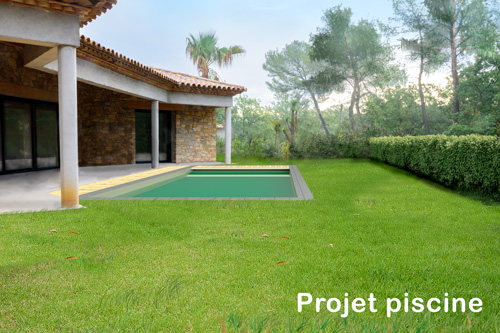 implantation de la piscine